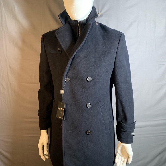 Men’s Ralph Lauren Cashmere Blend Peacoat; Size:L - Picture 2 of 6